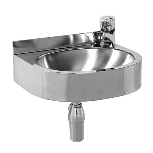 Single Stainless Steel Basins Wall Hung Basin Industrial