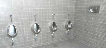 Stainless steel wall hung urinal