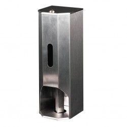 Stainless steel 3 three roll toilet holder dispenser