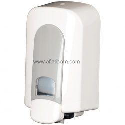 white plastic affordable small soap dispenser