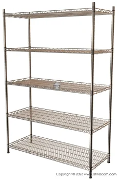 5 Tier modular adjustable shelving commercial bakery modular adjustable shelf wall mounted