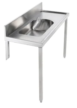 stainless steel hospital baby bath wall mount